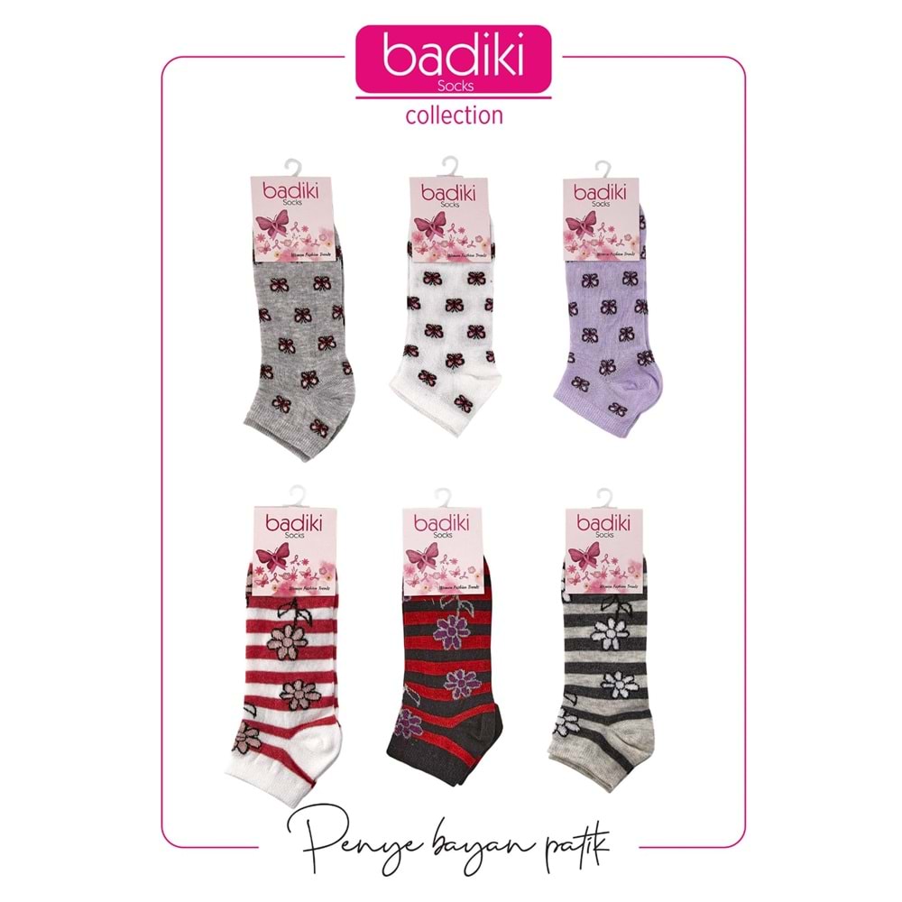 Badiki Bayan Patik Çorap