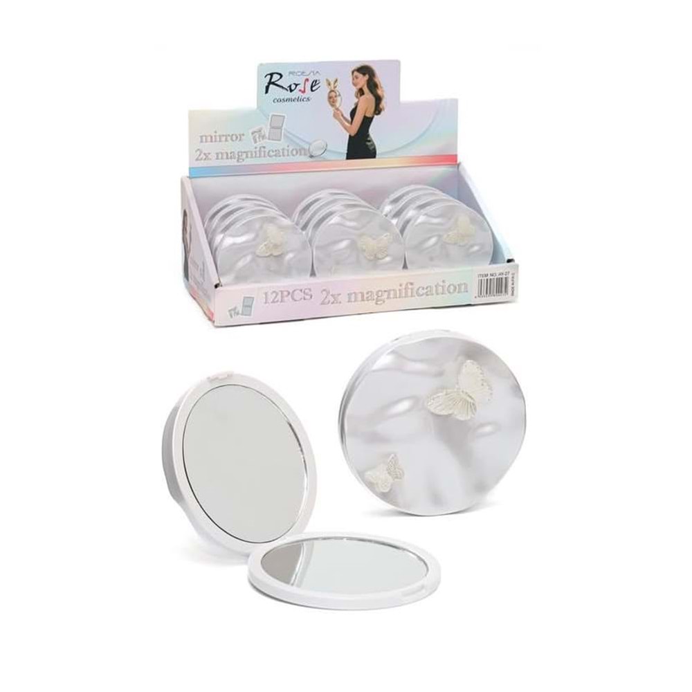 ROSE KATLANABİLİR CEP AYNASI 12*AY-27