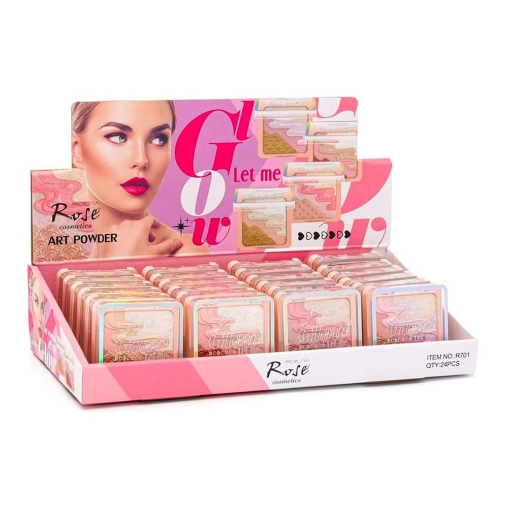 ROSE GLOW LET ME KARMA AYDINLATICI R701 24*