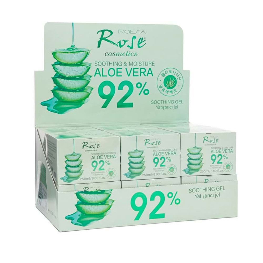 ROSE ALOEVERA JEL 250 ML 12*