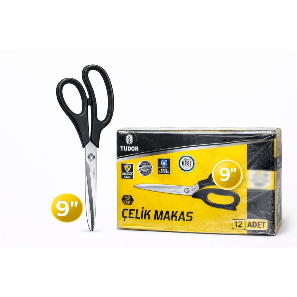 Tudor Siyah Makas No:9 TDR-393