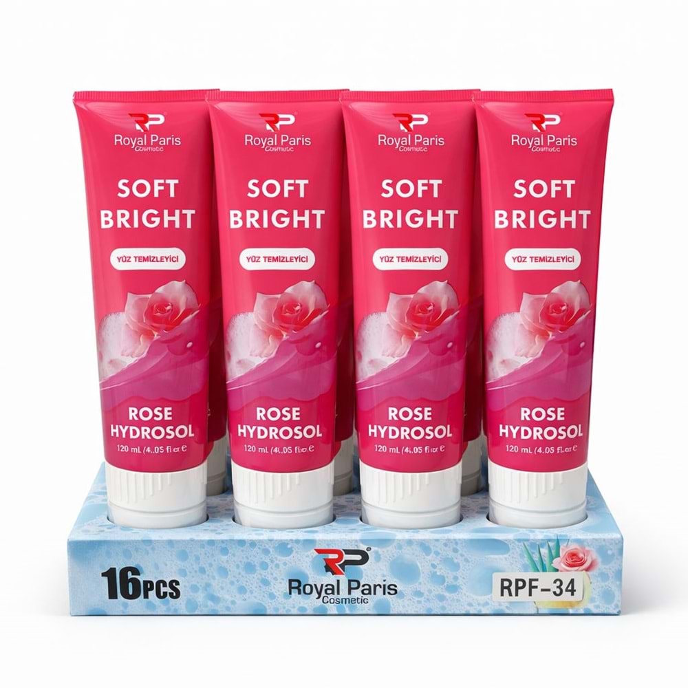 Royal Paris Güllü Yüz Temizleme Jelli RPF-34 16*