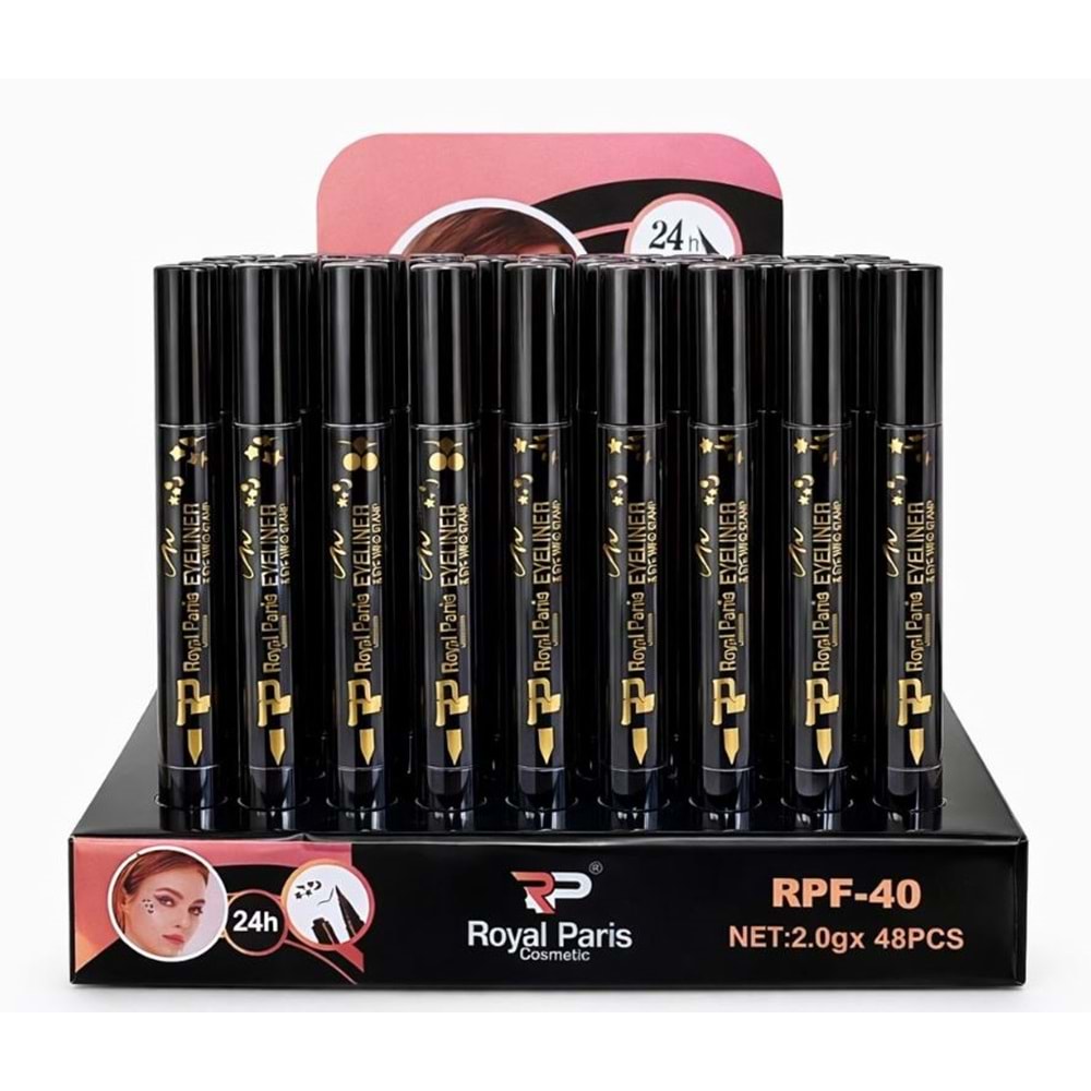 Royal Paris Baskılı Kalem Eyeliner rpf-40 48*