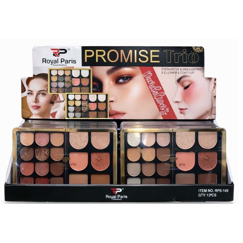 Royal Paris Far Hıghlıghter Allık Contour Set rps-149 12*