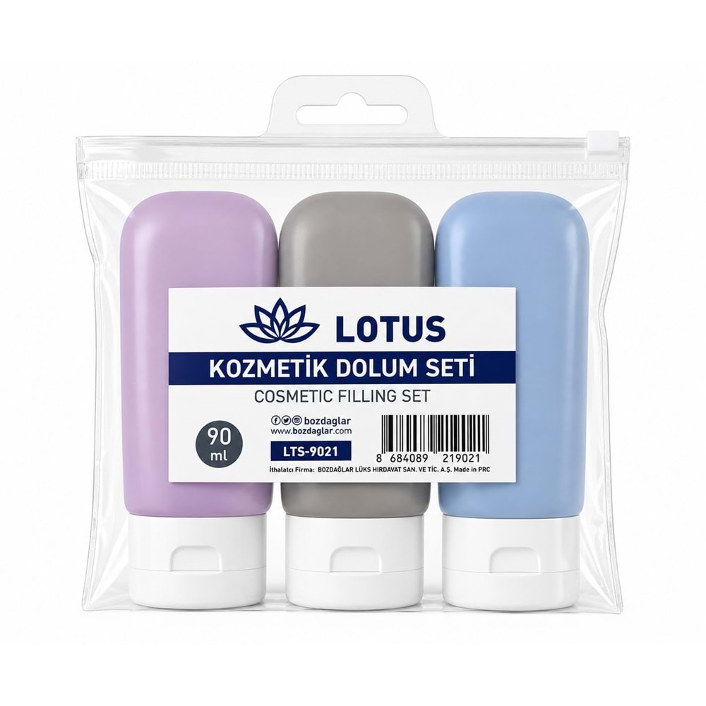 Lotus 90ml Kozmetik Dolum Seti LTS-9021 12*
