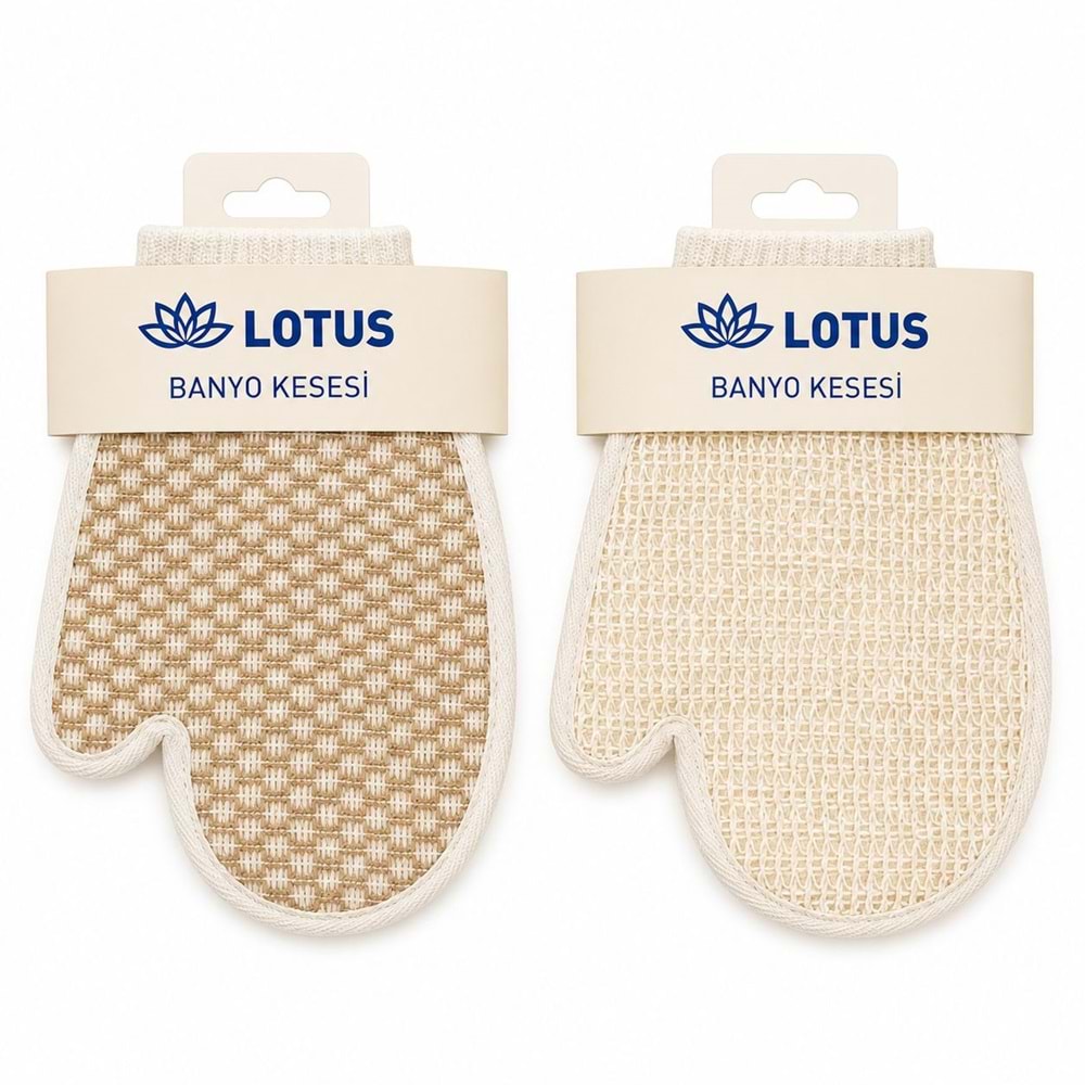 Lotus Kumaş Ele Geçen Banyo Kesesi 12*