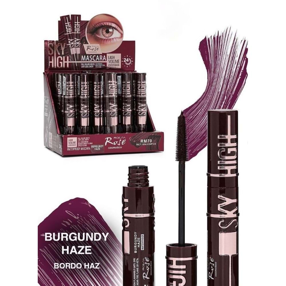 Rose Bordo Sky Maskara rm70 24*