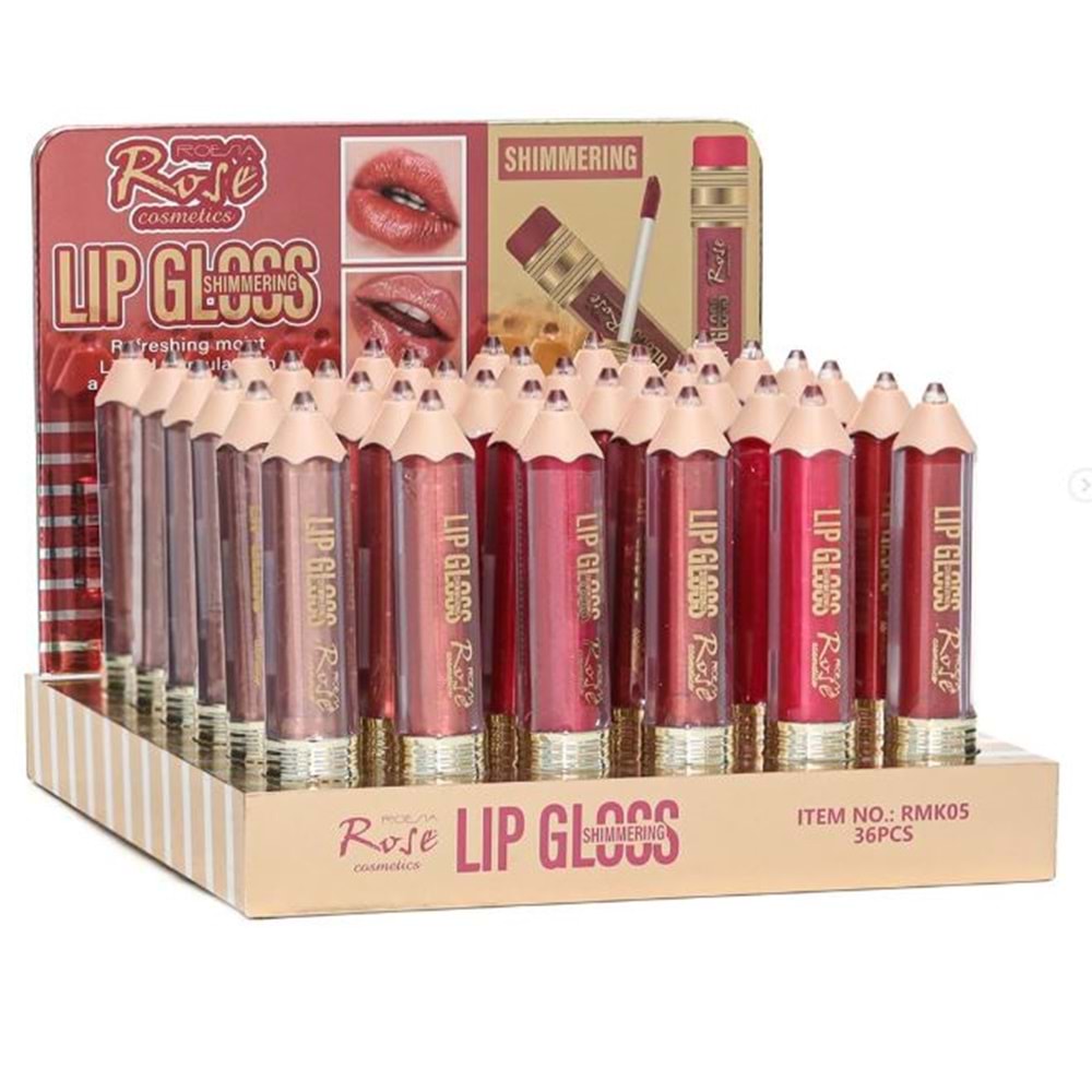 Rose Simli Kalem Model Lip Gloss rmk05 36*