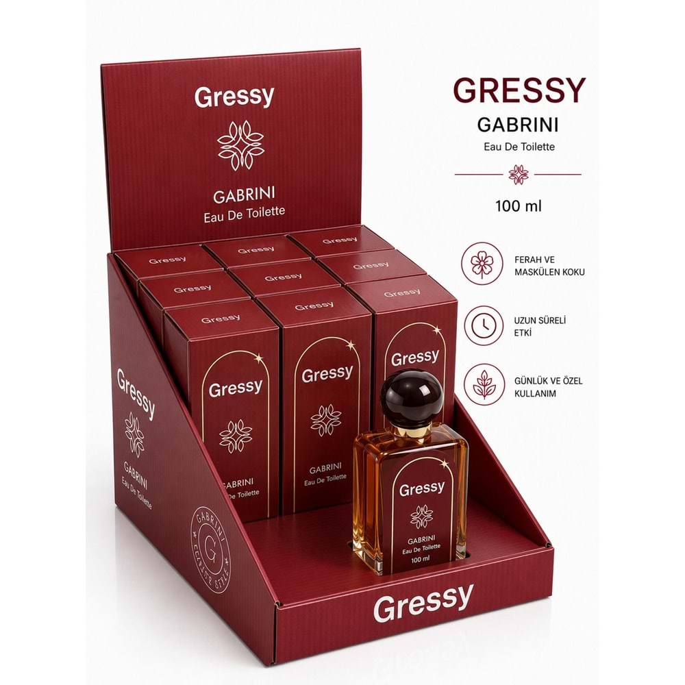 Gabrini Gressy Bayan Parfüm 100ml 12*