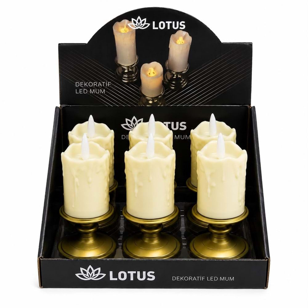 Lotus Dekoratif Mum 6*