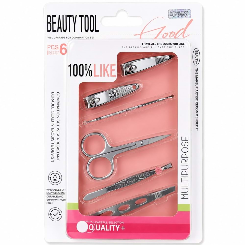 Beauty Tool Manikür Lüx Seti Gm-85146 6*