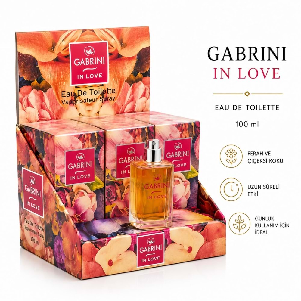 Gabrini In Love Bayan Parfüm 80ml 12*