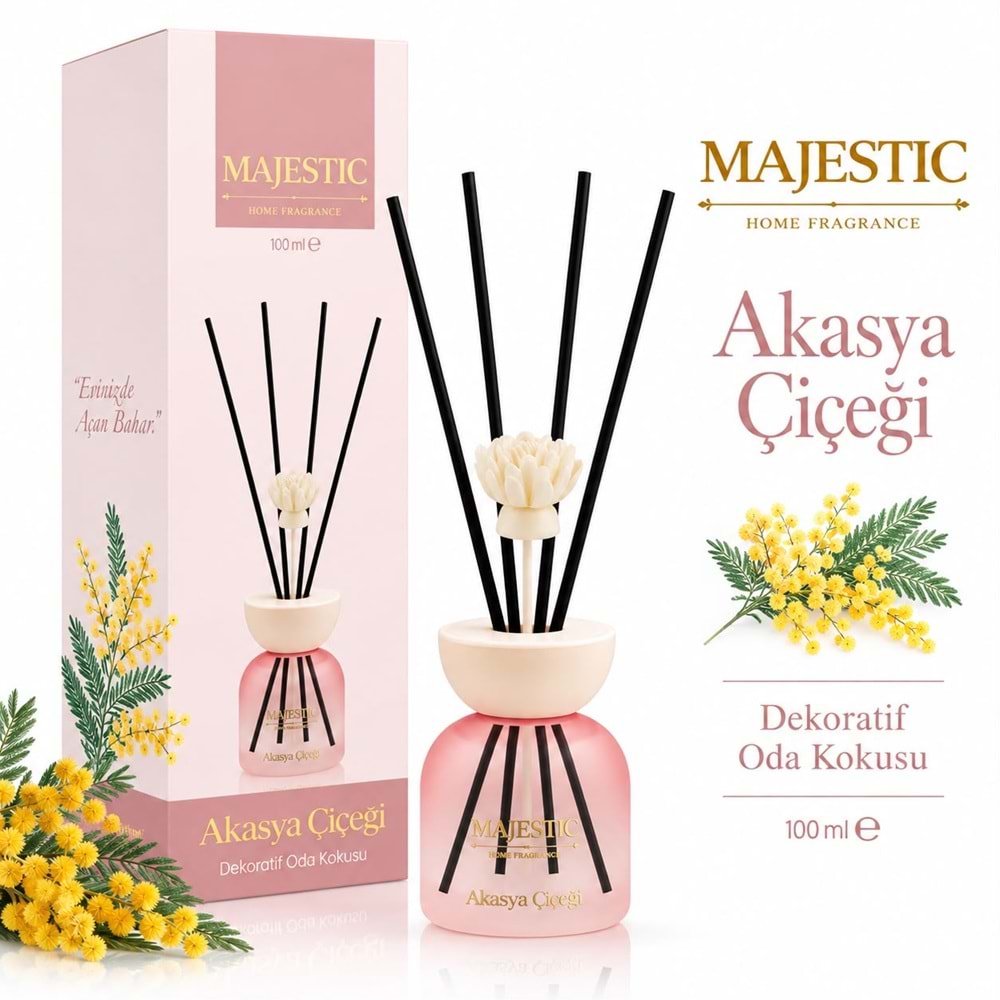 Majestic Dekoratif Oda Kokusu Akasya Çiçeği 100ml