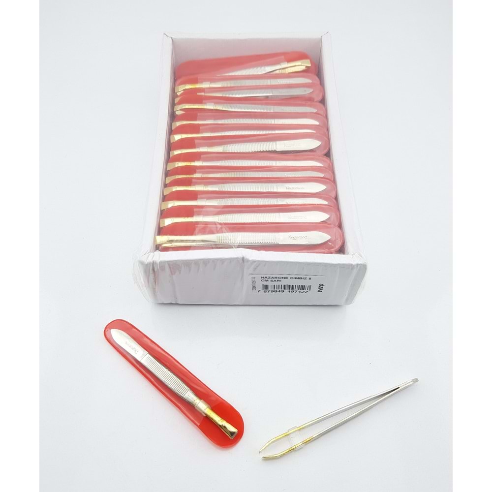 Nazarone Cımbız 8 Cm Sarı 50*