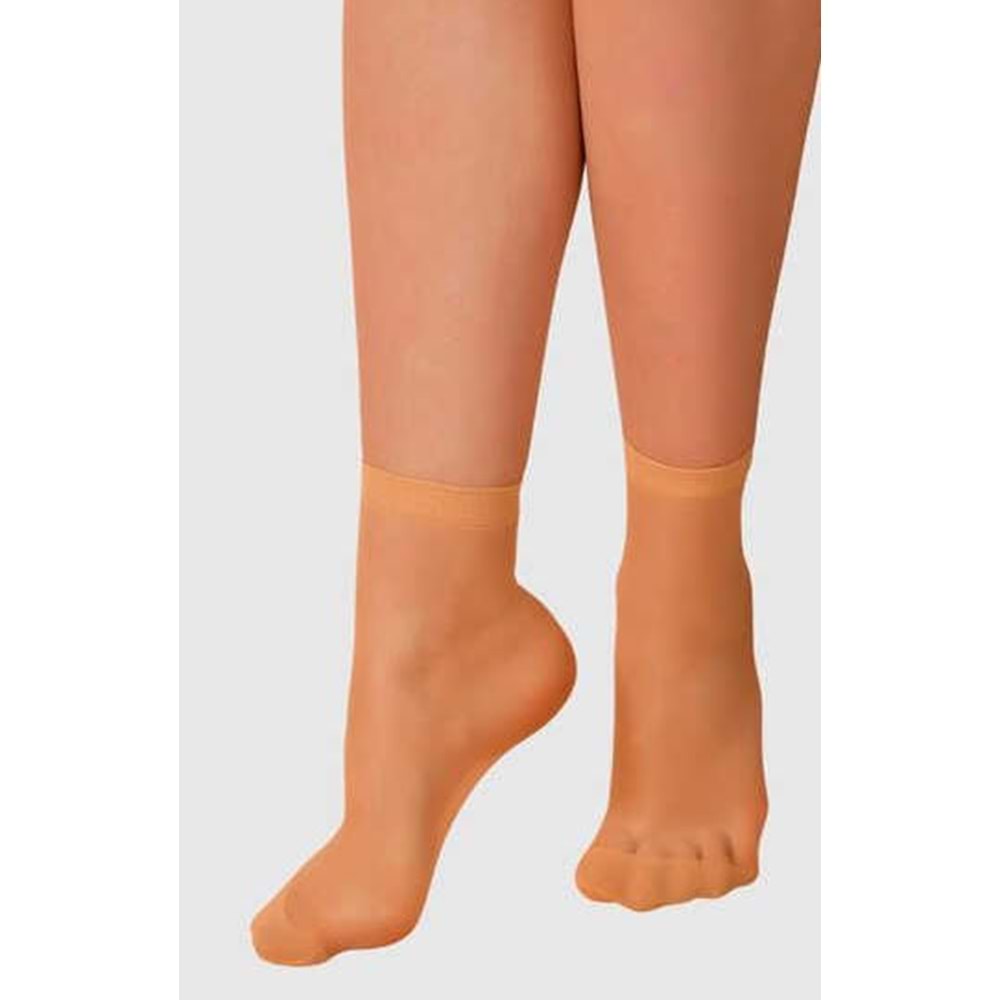 Özge Fit15 Soket Çorap Ten 24*