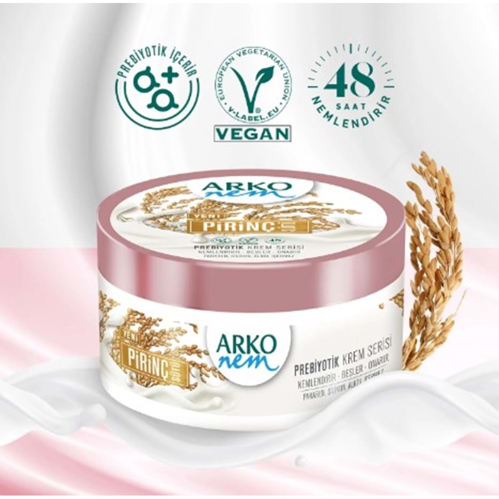 Arko Nem Pirinç Sütü Değerli Yağlar Serisi 250 Ml