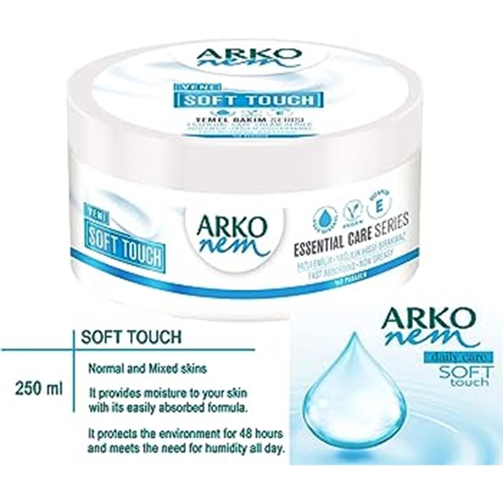 Arko Nem Soft Touch Değerli Yağlar Serisi 250 Ml 4*