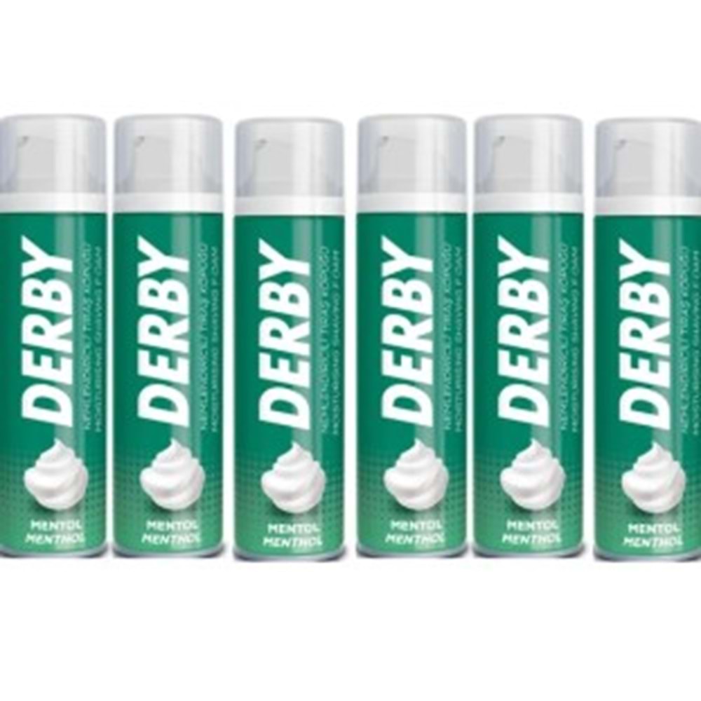 Derby Traş Köpüğü Mentol 200 Ml