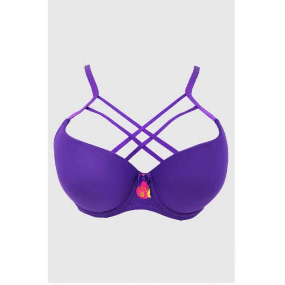 1014 Liza Dolu ve Boş Çapraz İpli Sütyen Karma Beden 6*