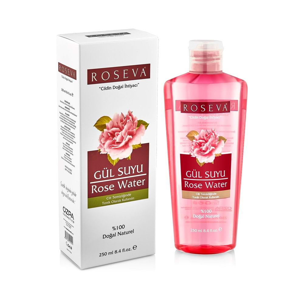 Roseva Gül Suyu Cilt Temizliği Toniği 250 Ml 12*