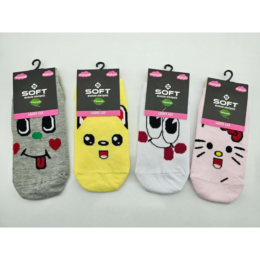 Soft Ladies Lüx Patik Çorap 12*