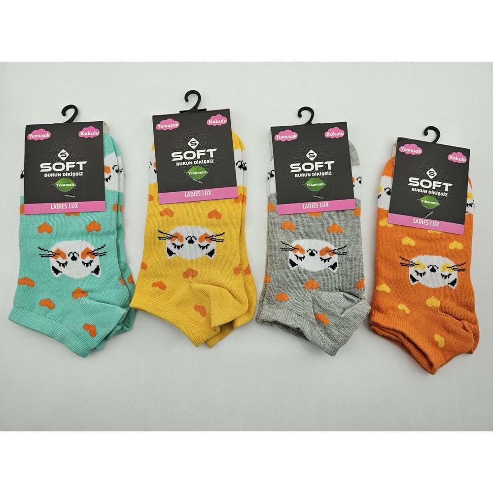 Soft Ladies Lüx Patik Çorap 12*
