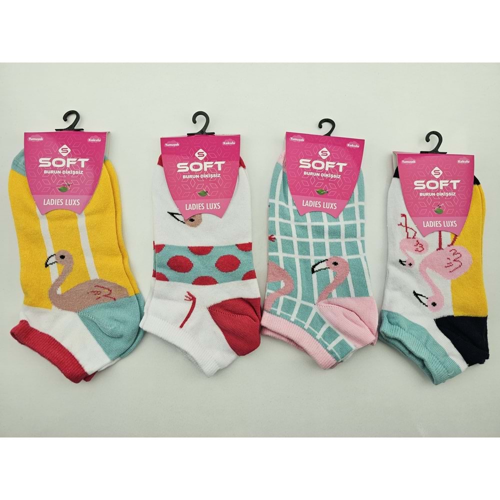 Soft Ladies Lüx Patik Çorap 12*