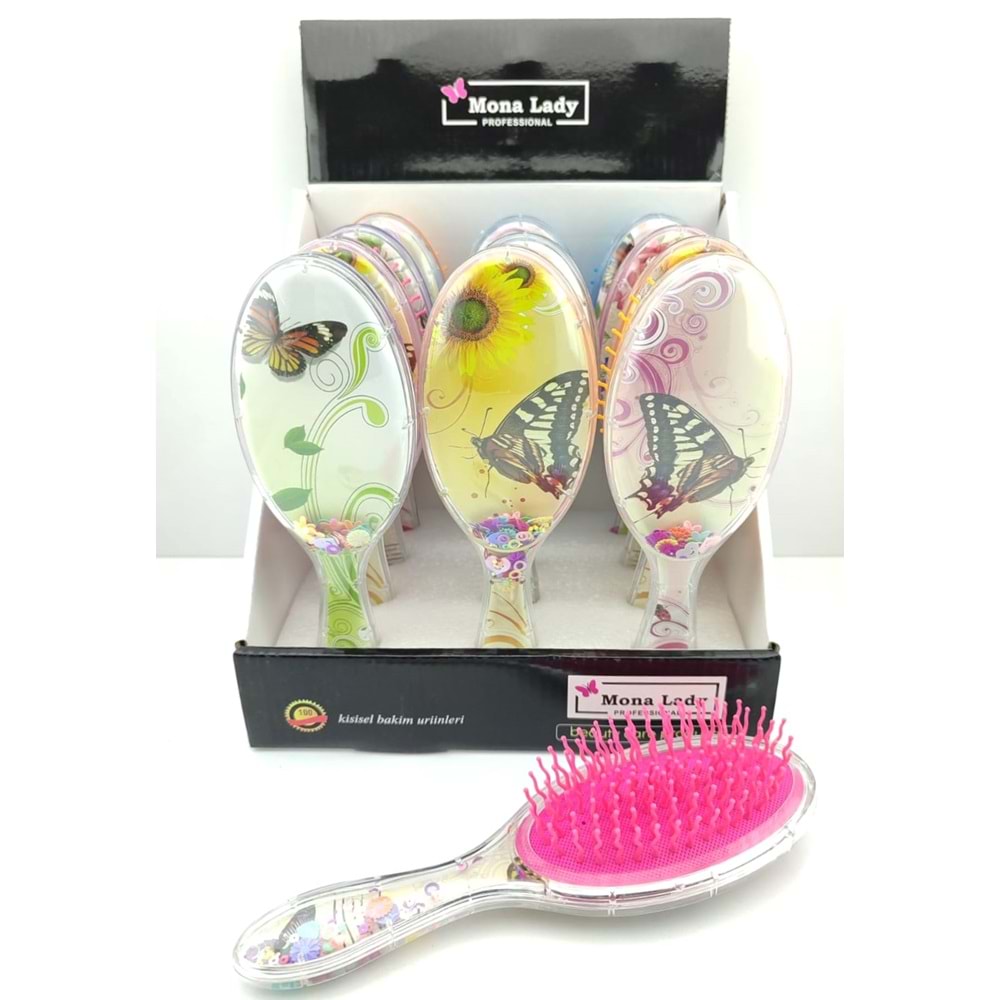 Mona Lady Saç Fırçası Tarak 12*