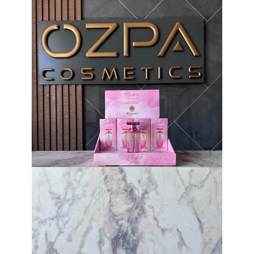 Riposte Crıstal Kadın Parfüm Standlı 100ml 12*