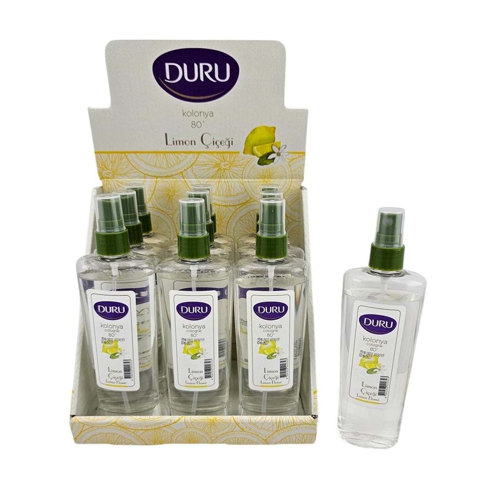 Duru Limon Kolonyası Spreyli 400 ML 9*