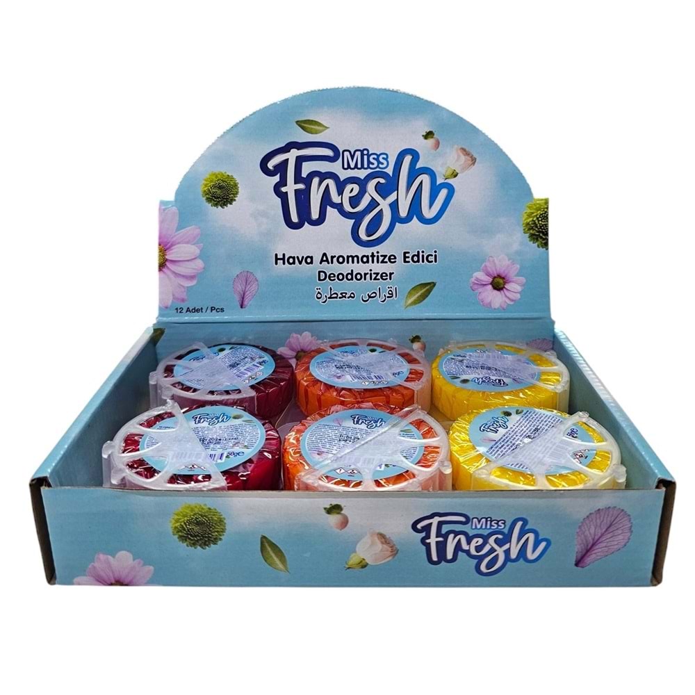 Miss Fresh Askılı Koku Giderici 12*