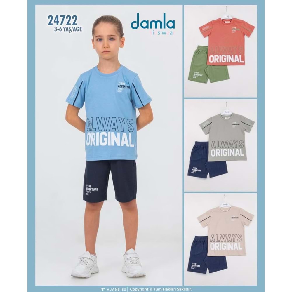 Damla 3,6 yaş always orginal erkek takım 24722,24724