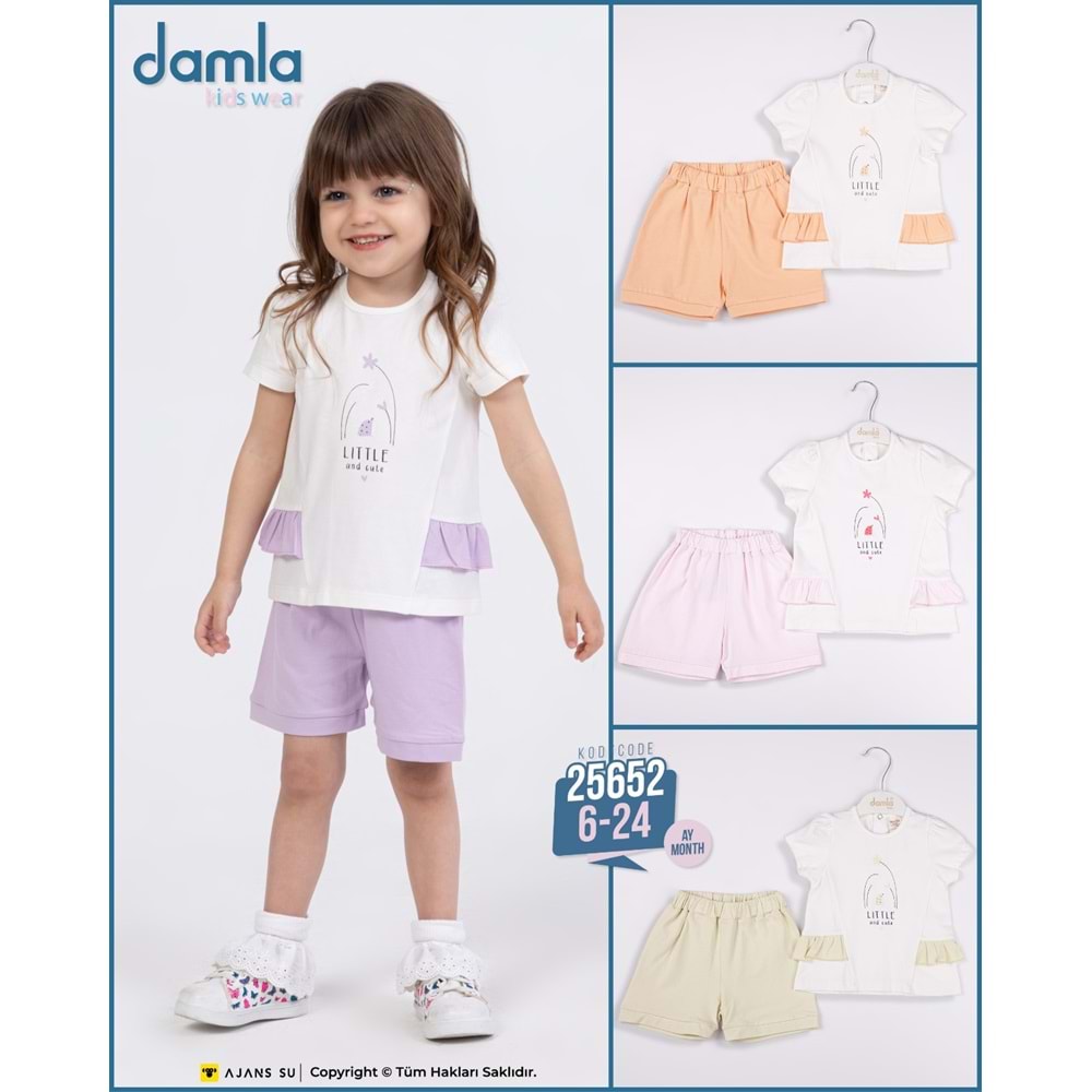 Damla 06,24 ay lıttle and kız takım 25652