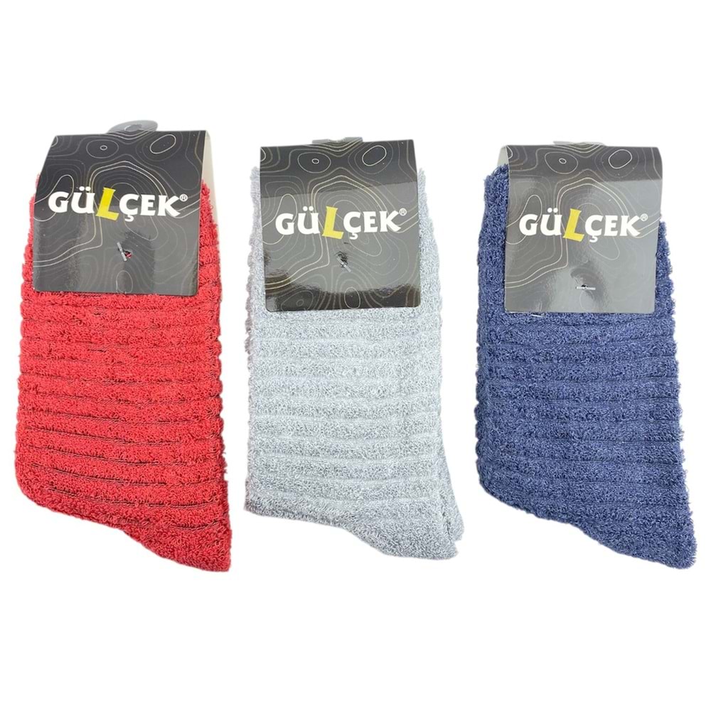 Gülçek Bayan Ters Havlu Soket Çorap