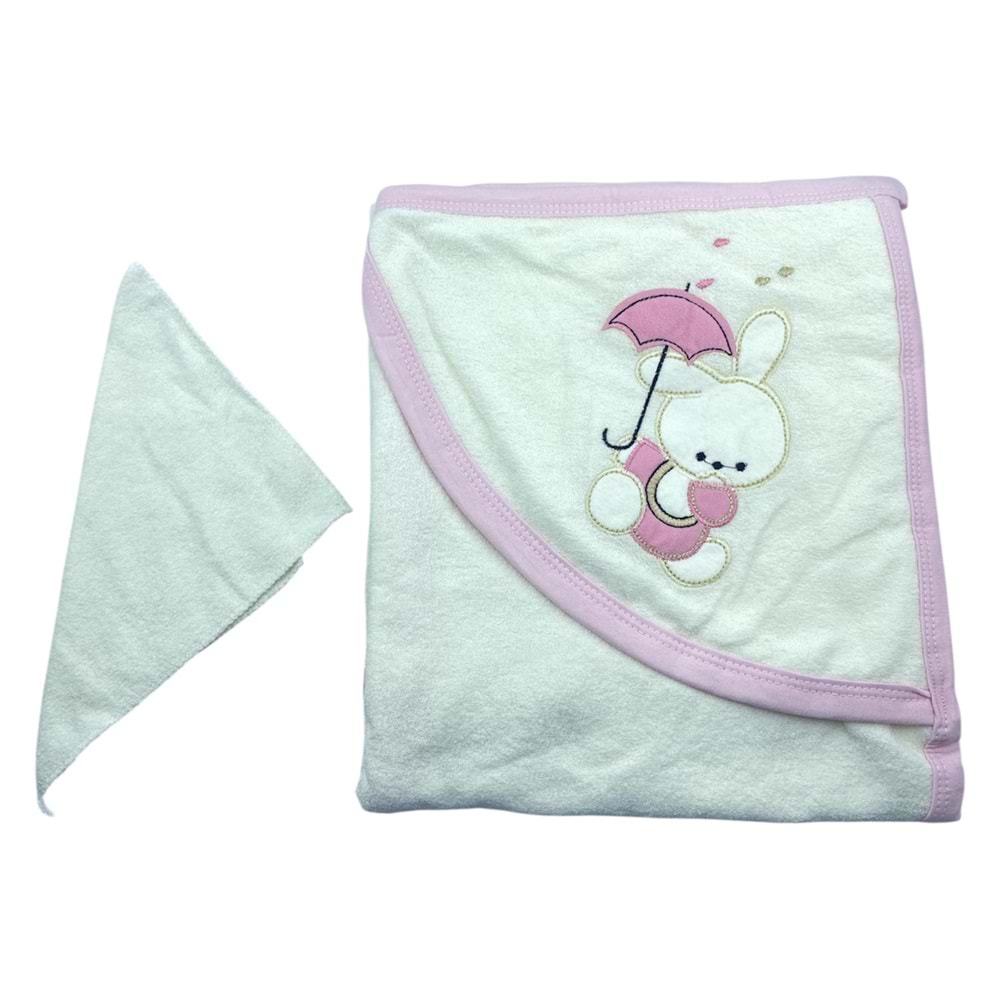 Bebaylin Şemsiye Havlu Pembe