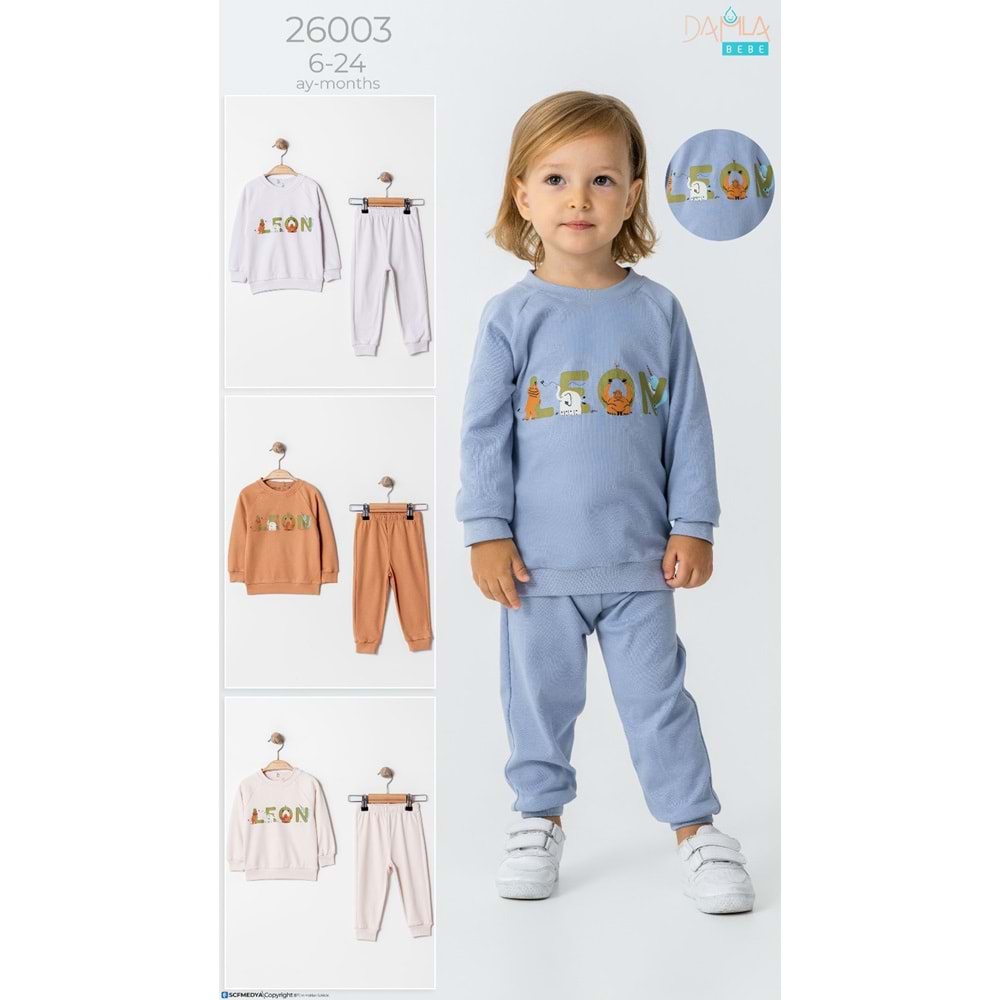 Damla Bebe Leon Baskı Tkm 26003 4*