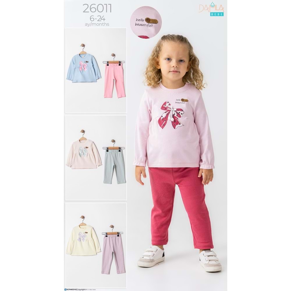 Damla Bebe Fiyonk Kız Tkm 26011 4*