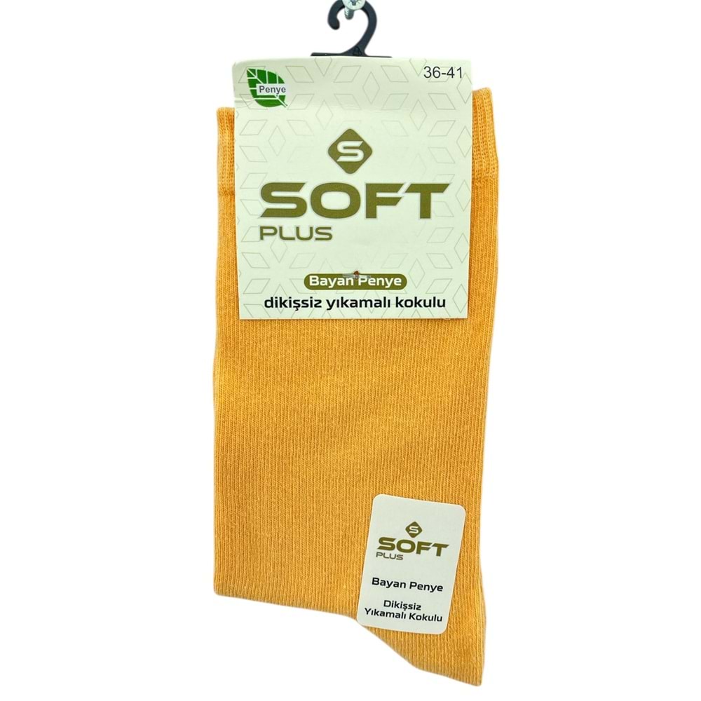 Soft Penye Bayan Dikişsiz Soket 12*