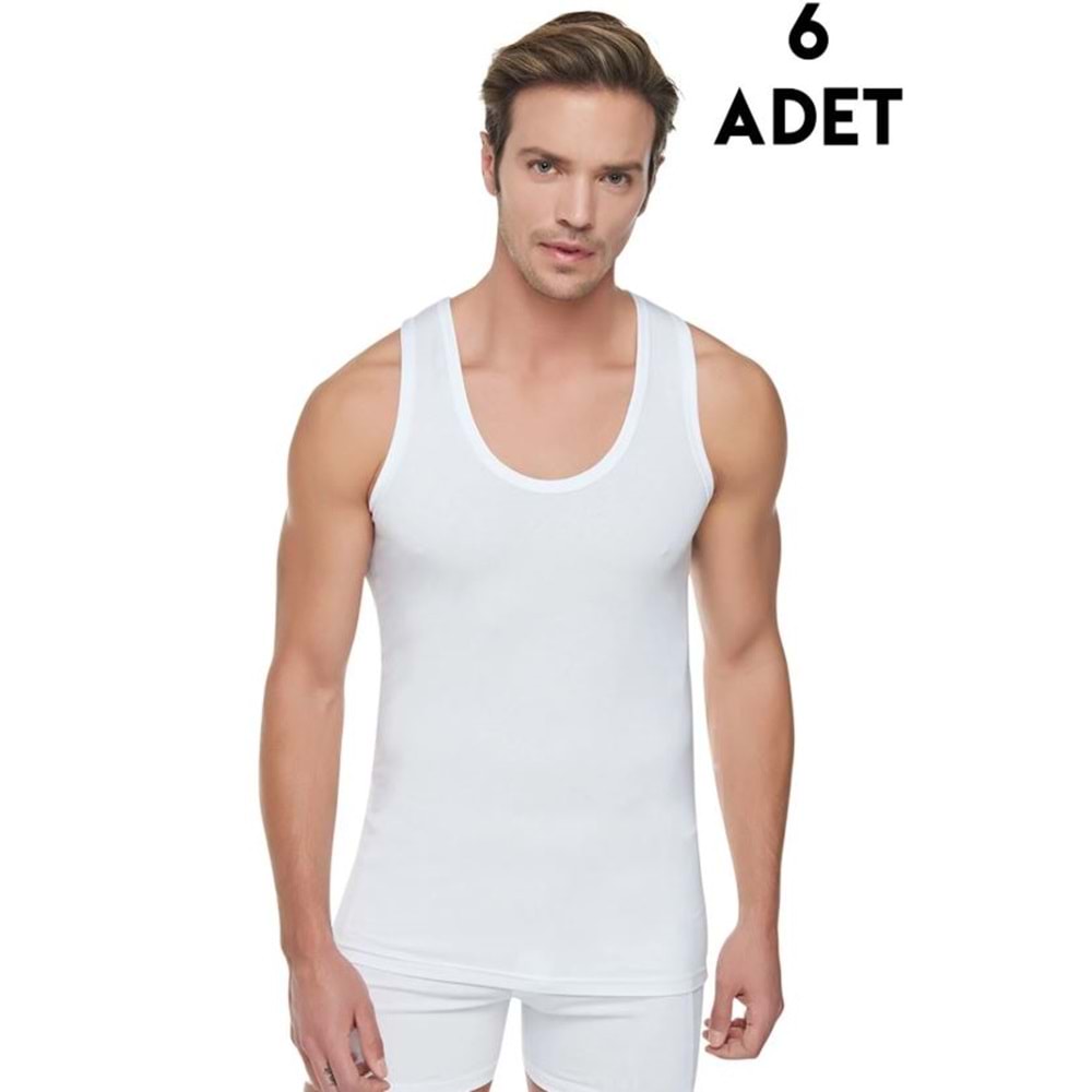 Tutku Erkek Penye Atlet beyaz No:3 6*