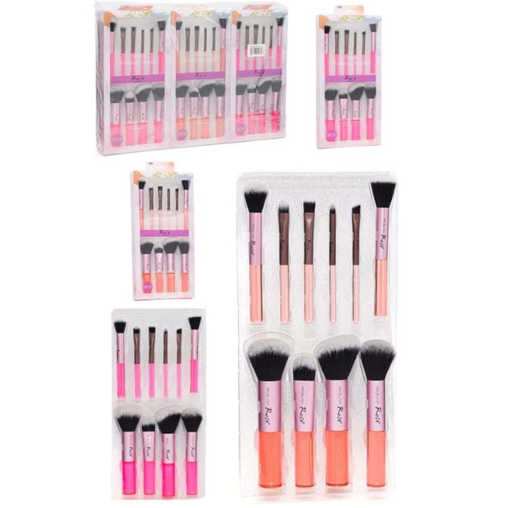 Rose Real 10lu Fırça Sesti RF1201-1 6*