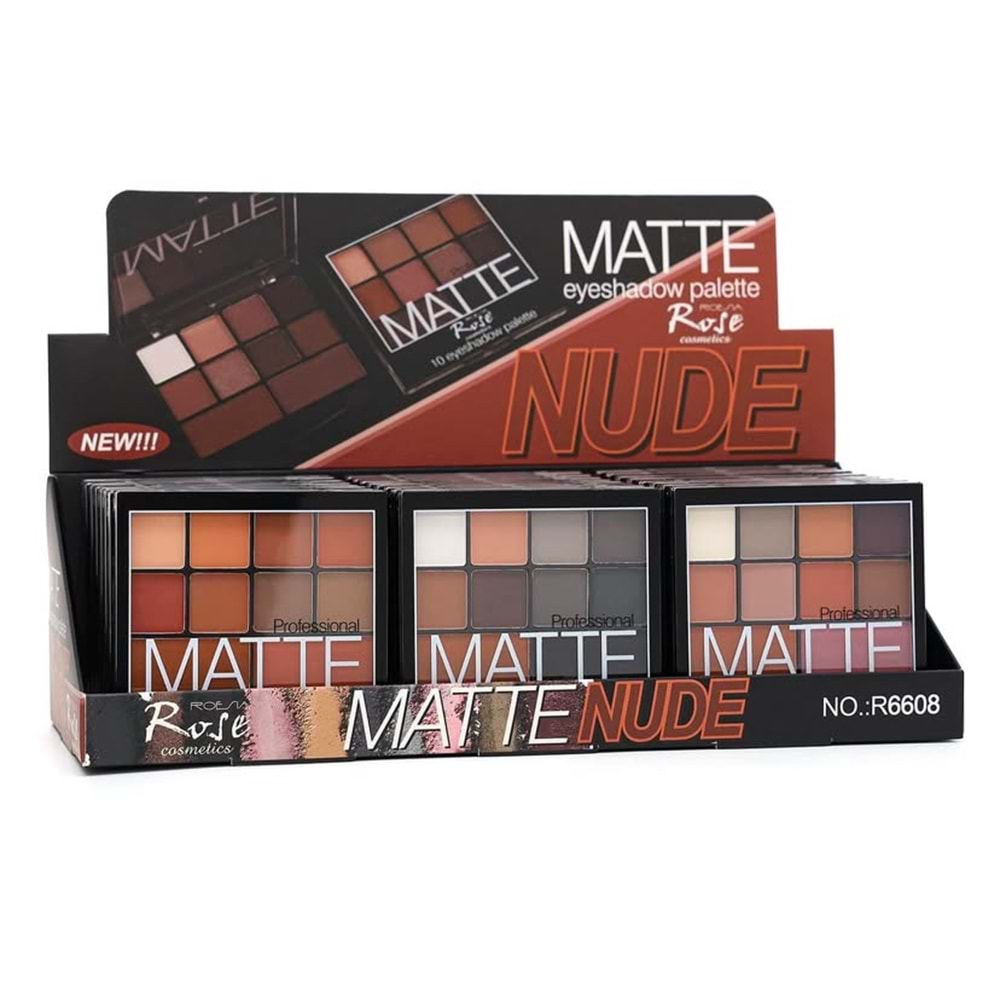 Rose Matte 10lu Göz Farı R6608 24*