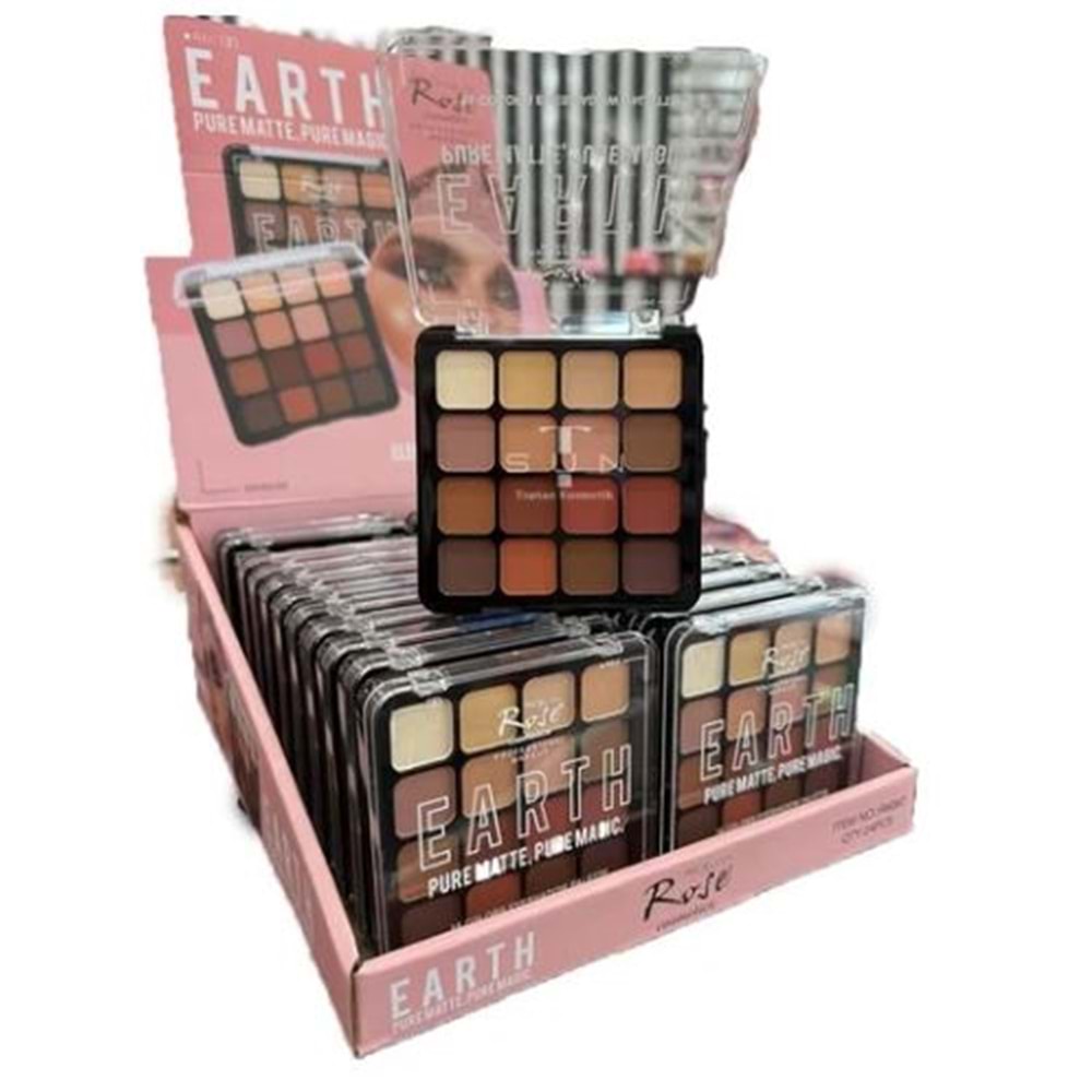 Rose Earth 16lı Göz Farı R6067 24*