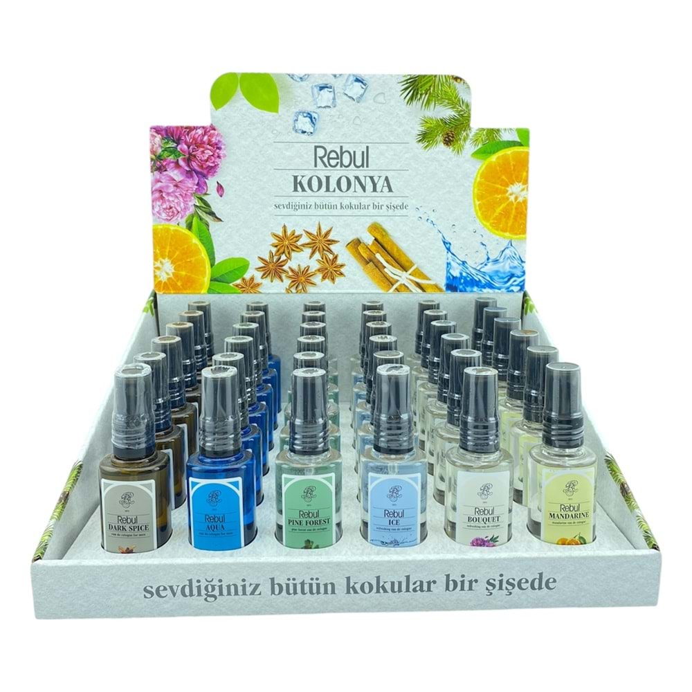 Rebul Karma Kokular Spreyli Stand Kolonya 50ml 36*