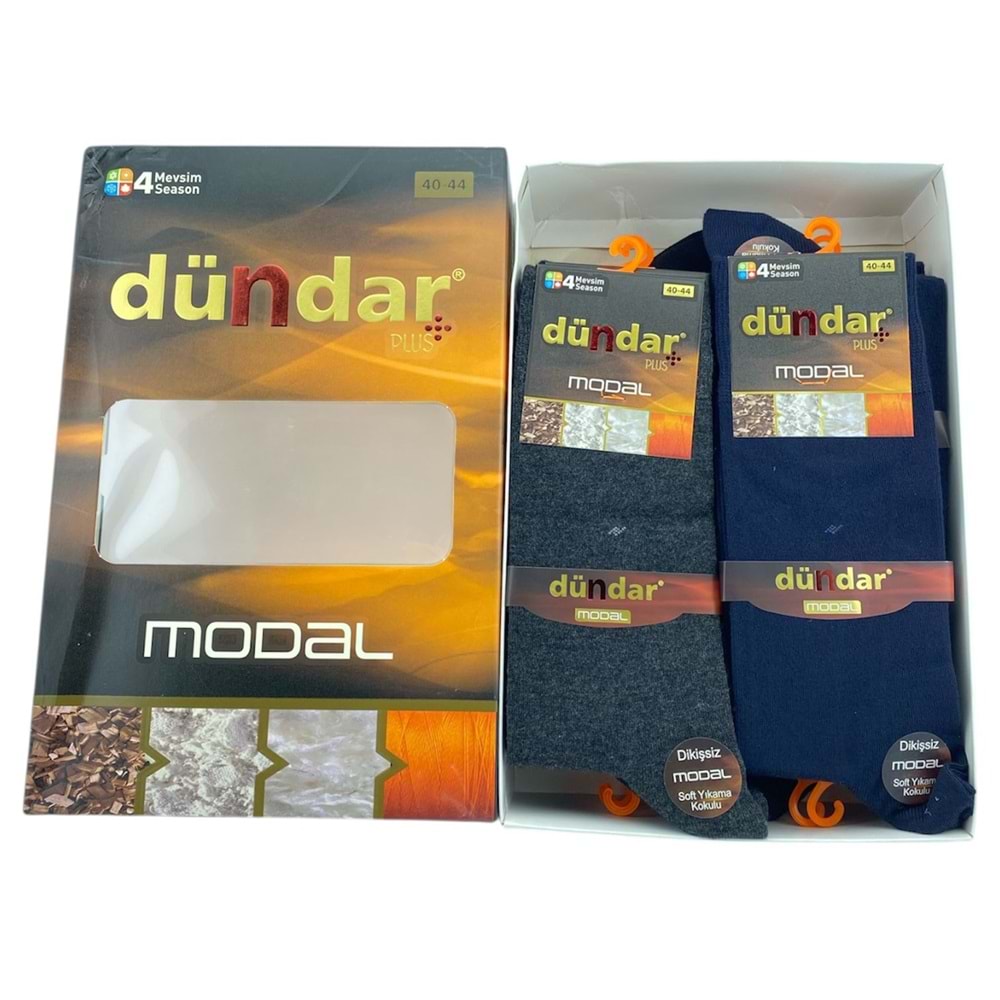 Dündar Erkek Modal 4 Mevsim Çorap 12*