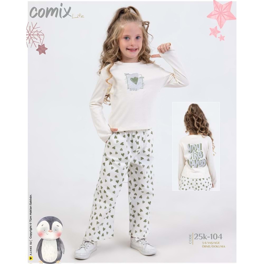 Comix Bloom Kız Takım 3-6 Yaş 25K-104