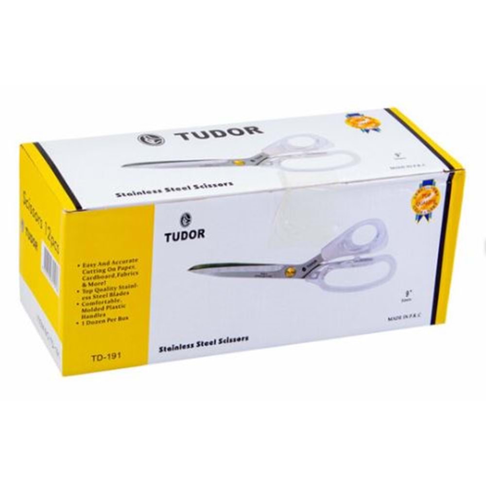 Tudor Şeffaf Saplı Makas No:9