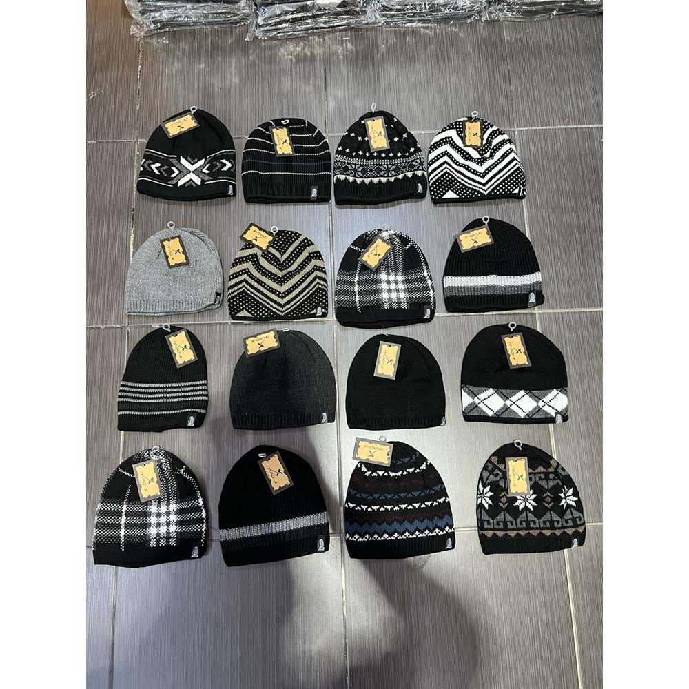 Karışık Erkek bere