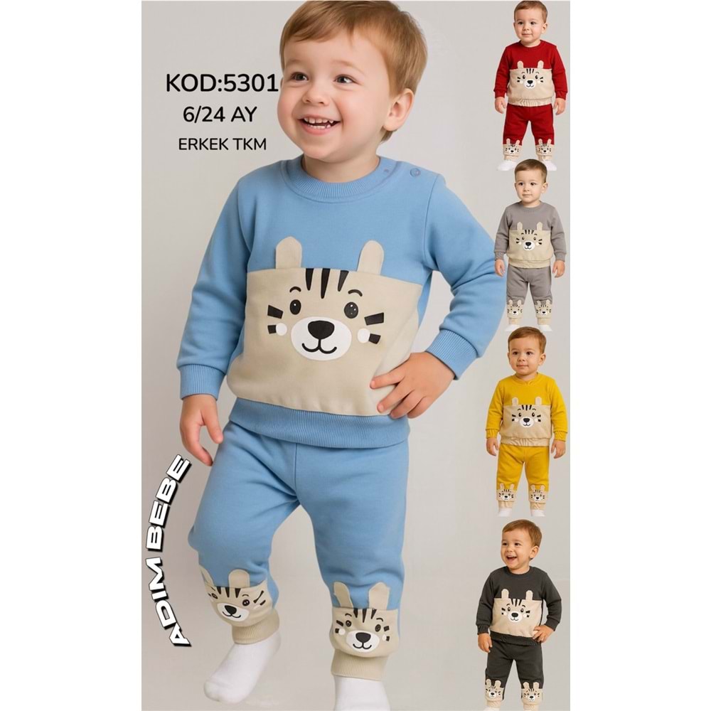 ADIM BEBE 06-24 İKİLİ ERKEK TAKIM 5301
