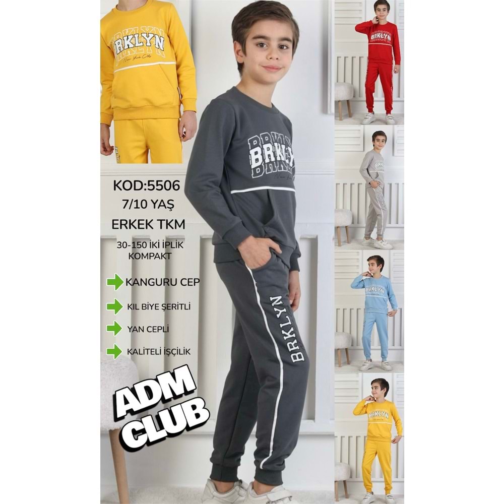 Adım Bebe 7-10 Yaş Erkek Takım 5506