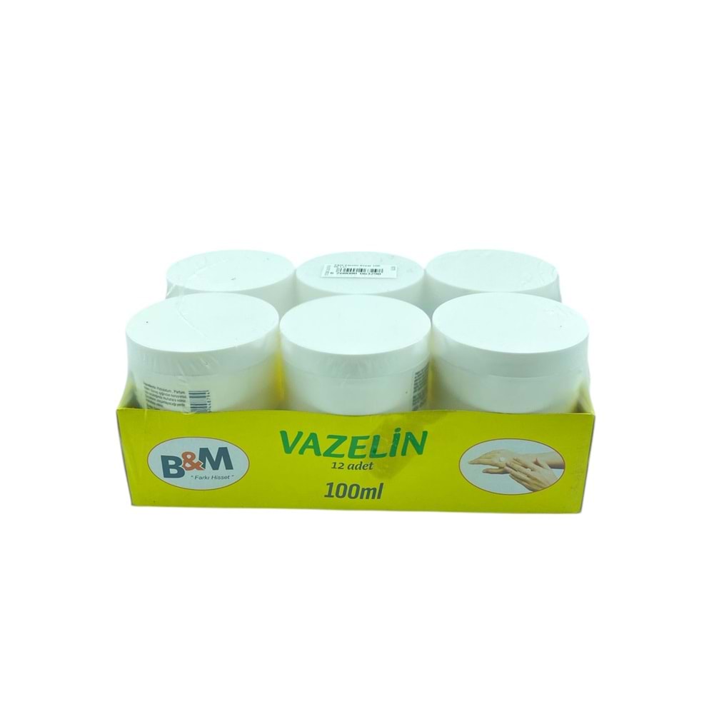 B&M Vazelin Beyaz 100 Ml 12*